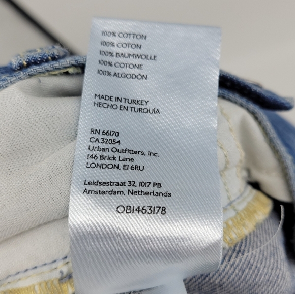 We The Free Womens Cropped Distressed 100% Cotton Jeans Size 24 - Picture 9 of 12
